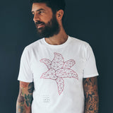 Virtual Garden Lily Men's Fitted Short Sleeve Tee