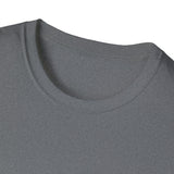 'Philadelphus erectus' Minimalist Black T-Shirt — Botanical Latin Text Tee