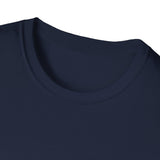'Philadelphus erectus' Minimalist Black T-Shirt — Botanical Latin Text Tee