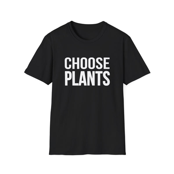 Choose Plants Men's Fitted Short Sleeve Tee [Black]
