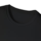 'Philadelphus erectus' Minimalist Black T-Shirt — Botanical Latin Text Tee