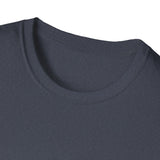 'Philadelphus erectus' Minimalist Black T-Shirt — Botanical Latin Text Tee