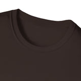 'Philadelphus erectus' Minimalist Black T-Shirt — Botanical Latin Text Tee