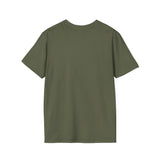 'Philadelphus erectus' Minimalist Black T-Shirt — Botanical Latin Text Tee