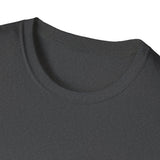 'Philadelphus erectus' Minimalist Black T-Shirt — Botanical Latin Text Tee