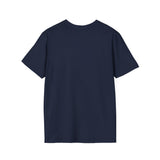 'Philadelphus erectus' Minimalist Black T-Shirt — Botanical Latin Text Tee