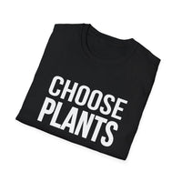 Choose Plants Men's Fitted Short Sleeve Tee [Black]