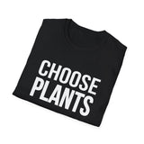 Choose Plants Men's Fitted Short Sleeve Tee [Black]