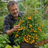 1 Sweet Million Cherry Tomato Plant, Prolific High Yield Vine, Outdoor Garden Ready, 2 Litre Root-Ball