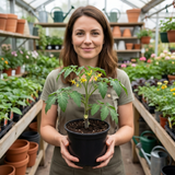 Set of 3 or 6 Premium Grafted Stargold Cherry Tomato Plants, Sweet Golden Fruit, Outdoor Garden Ready, 1L Root Ball