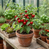 Set of 3 or 6 Large Plants - Sweet Pepper Snack Red, Ready to Plant in Your Garden