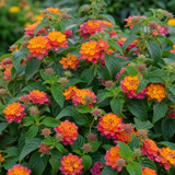 1 Large Plant - Lantana Bandolista Mango, Ready to Plant in Your Garden, 2L Pot