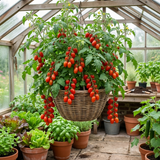 Set of 3 or 6 Premium Grafted Trilly Tomato Plants, High Yield Vegetable Plants, Ready to Plant, Outdoor Garden Ready, 1L Root Ball