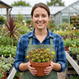 Set of 3 or 6 Sedum Oreganum Stonecrop Plants, Hardy Perennial, Bee Friendly Ground Cover, Outdoor Garden Ready, 1 Litre / 11cm Root-Ball
