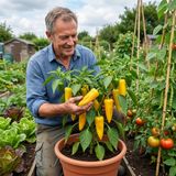 Set of 3 or 6 Large Sweet Pepper Plants - Astor Variety, Ready to Plant in Your Garden