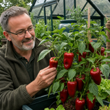 1 Sweet Pepper Thor Live Plant, Outdoor Garden Ready, Grow Your Own Vegetables, 2Ltr Root Ball