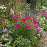 Set of 3 or 6 Large Plants - Cosmos Apollo Carmine, Ready to Plant in Your Garden, Peat-Free
