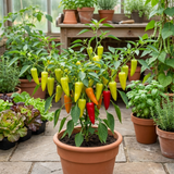 Set of 3 or 6 Large Chilli Pepper Plants - Hungarian Hot Wax, Ready to Plant in Your Garden