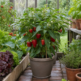 1 Sweet Pepper Red King Plant, Easy to Grow Your Own Vegetables, Garden Ready, 2Ltr Root-Ball