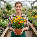 Set of 3 or 6 Coreopsis Uptick Gold Bronze Hardy Perennial Plants, Bee Friendly Summer Flowering, 1 Litre Root Ball