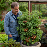 1 Brandy Boy Beefsteak Tomato Plant, Outdoor Garden Ready, High Yield Vegetable, 2Ltr Root Ball