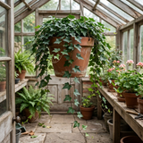 1 Hedera Helix English Ivy Houseplant, Indoor Trailing Hanging Basket, 19cm Root Ball