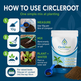 CircleRoot Advanced Soil Enhancer - Use 50% Less Water, 500grm Pouch