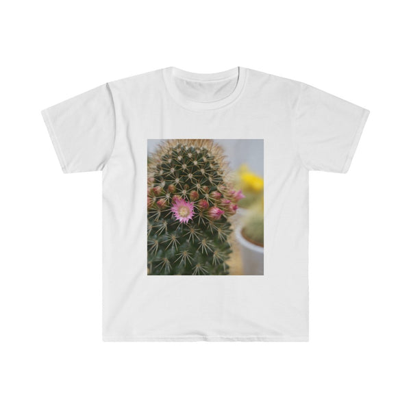 Flowering Cactus Men's Fitted Short Sleeve Tee