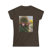 Flowering Cactus Women's Softstyle Tee