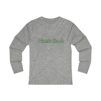 Plant Snob Women's Fitted Long Sleeve Tee
