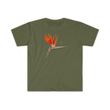 Bird of Paradise Men's Fitted Short Sleeve Tee
