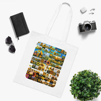 100 Sunflowers Cotton Tote